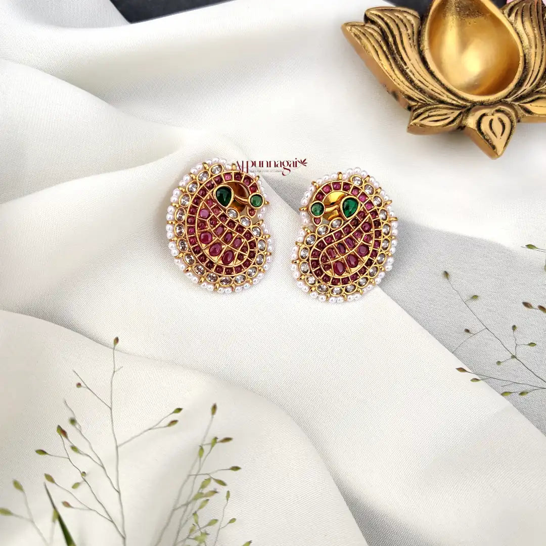 Peacock Kemp Earring