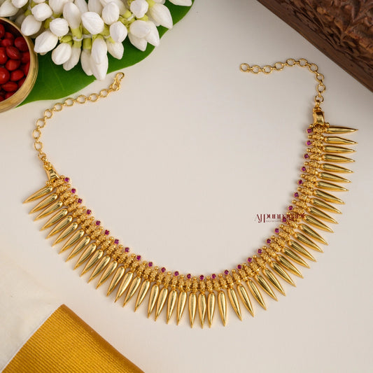 Floral With Mulla Mottu Necklace