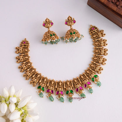 Classy Lakshmi Gold Look Alike Necklace