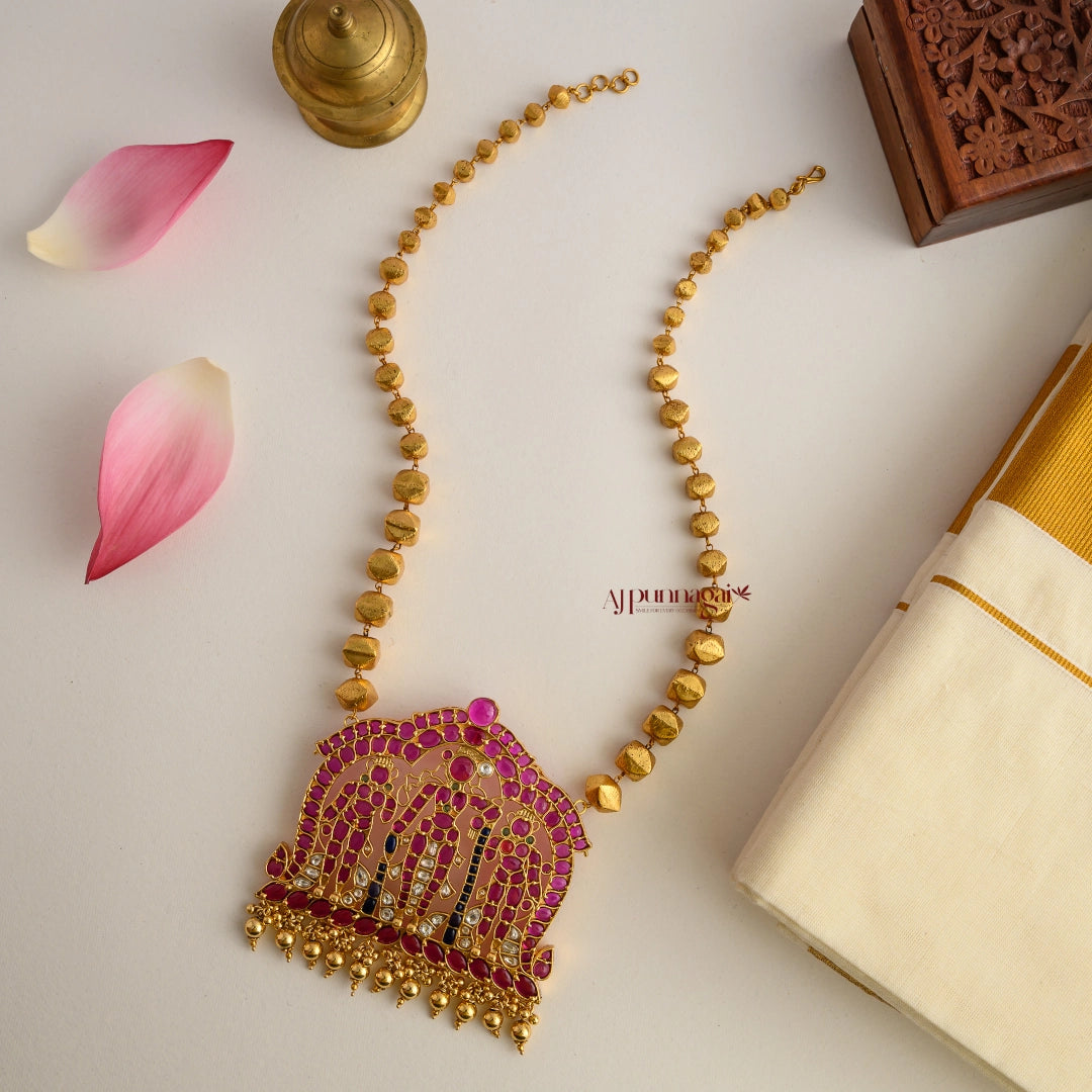 Mannargudi Rajagopalaswamy Kemp Pendant Chain