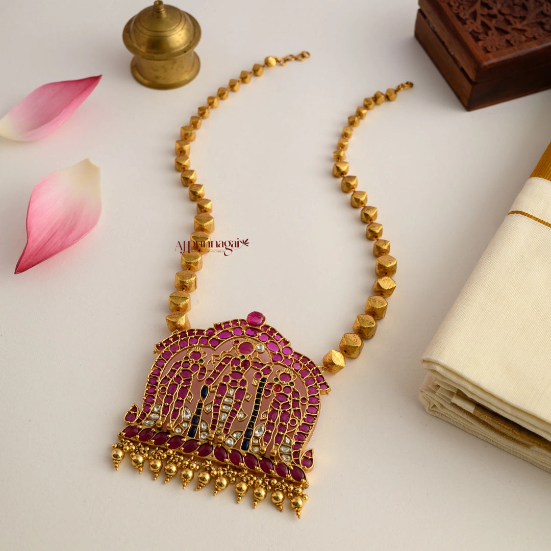 Mannargudi Rajagopalaswamy Kemp Pendant Chain