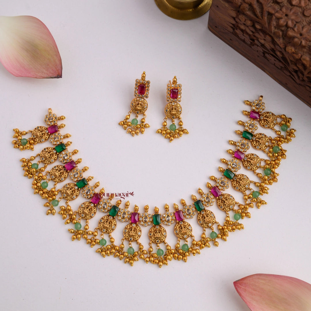 Classy Lakshmi Guttapusalu Necklace