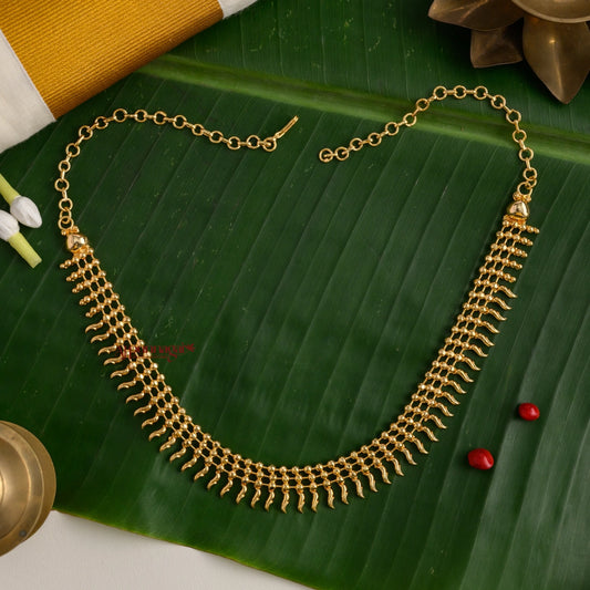 Kerala Style Gold Finish Necklace