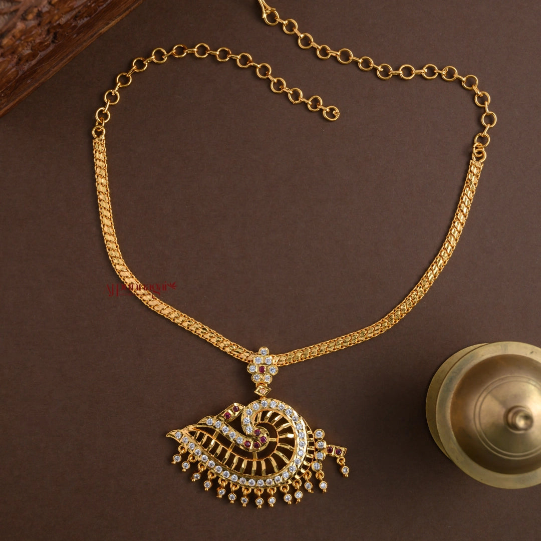 South Indian Style Traditional Gold Finish Impon Attigai