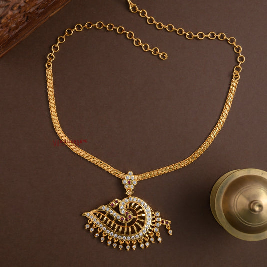 South Indian Style Traditional Gold Finish Impon Attigai