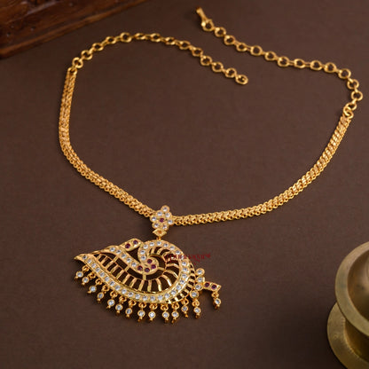 South Indian Style Traditional Gold Finish Impon Attigai