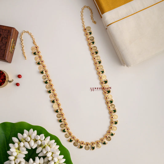 Green Mango Palakka With Lakshmi Coin Haram