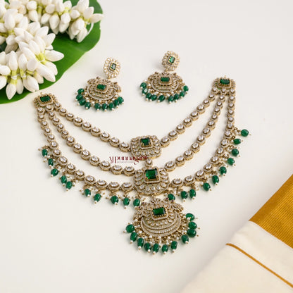 3 Layered Victorian Bridal Necklace