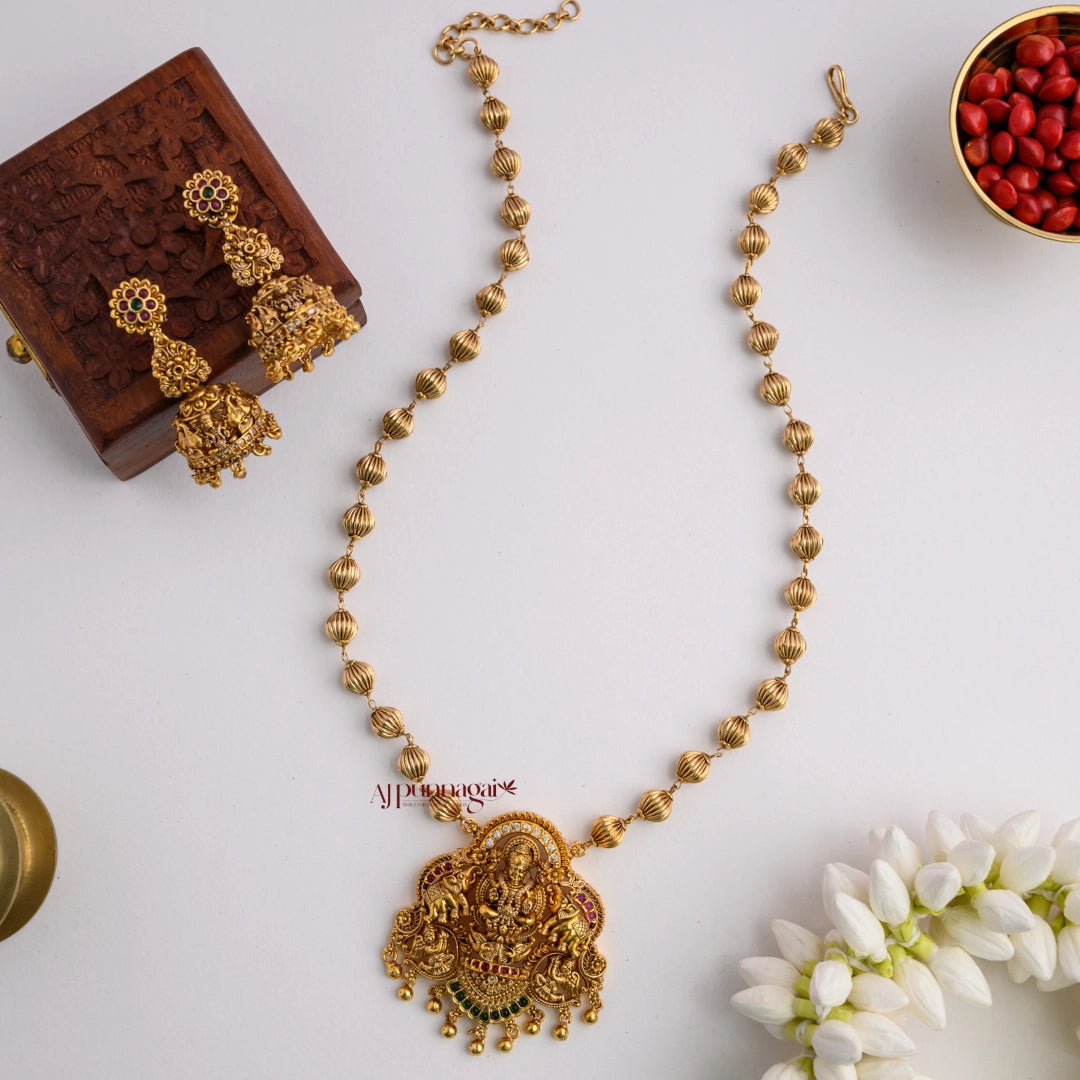 Adorable Fine Crafted Lakshmi Haram