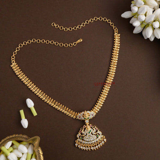 Gold Finish Lakshmi Impon Attigai - Multi