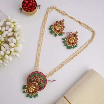 Kathakali Kemp Pendant Pearl Haram