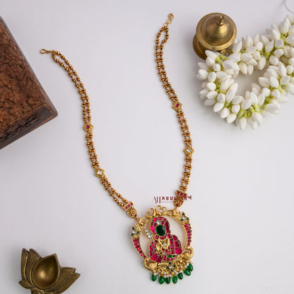 Kundan Jadau Murugan Pendant Chain