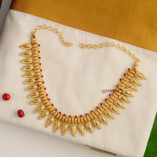 Classy Look Kerala Traditional Mulla Mottu Necklace
