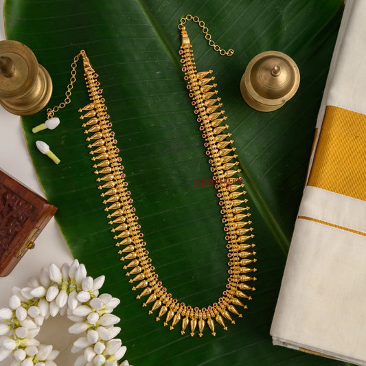 Gold Finish Floral Mulla Mottu Haram