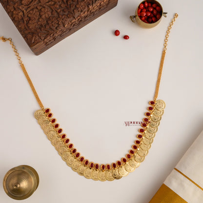 Royal Look Lakshmi Coin Necklace