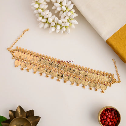 Grand Double Layered Lakshmi Coin  Choker