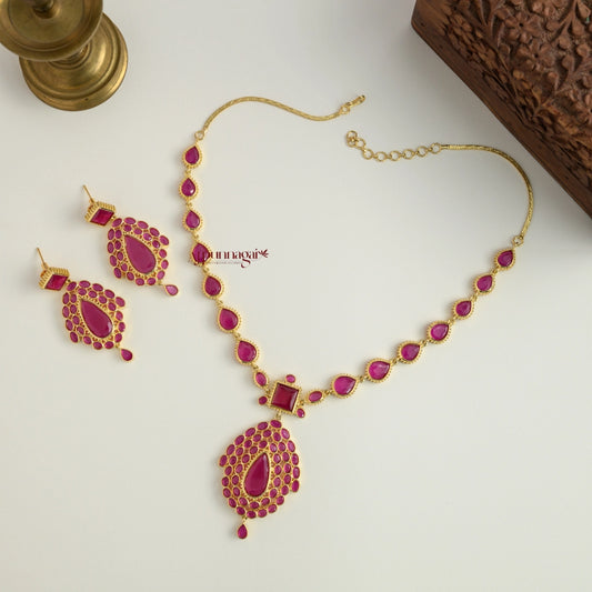 Dazzling Ruby AD Necklace