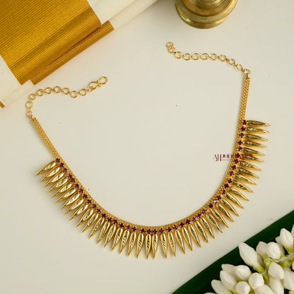 Kerala Style Mullai Mottu Necklace