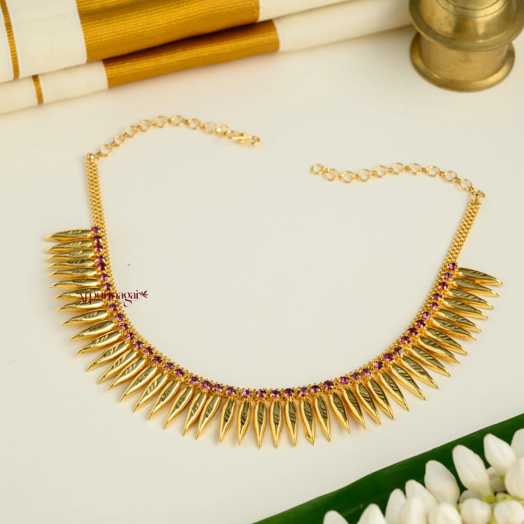 Kerala Style Mullai Mottu Necklace