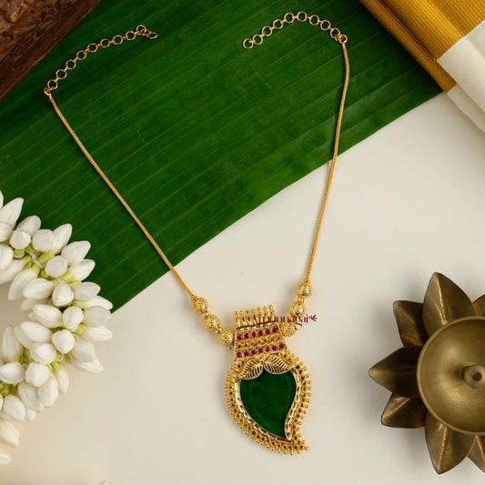 Grand Mango Palakka Necklace - Green