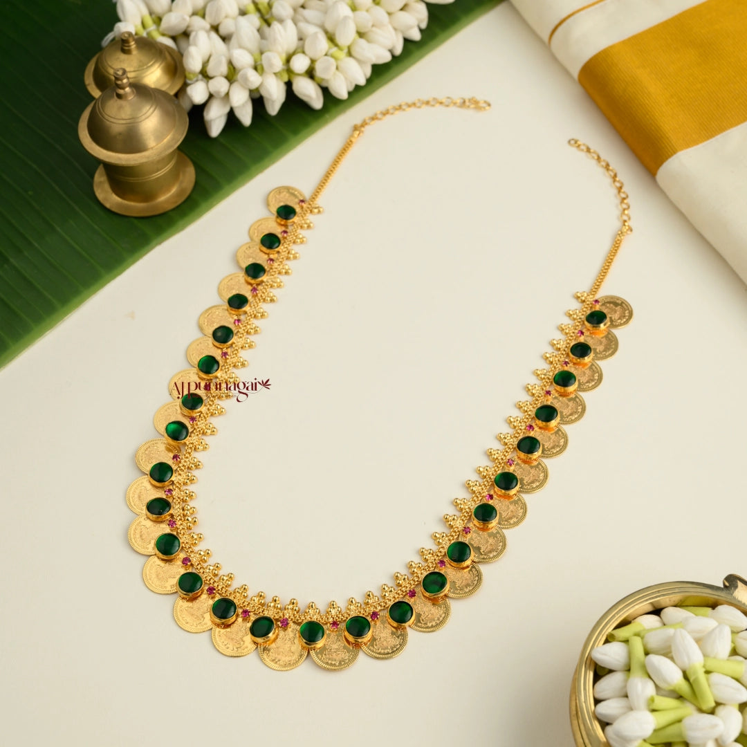 Round Palakka With Lakshmi Coin Haram