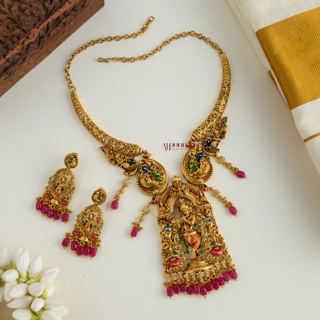 Krishna Nakshi Hasli Necklace