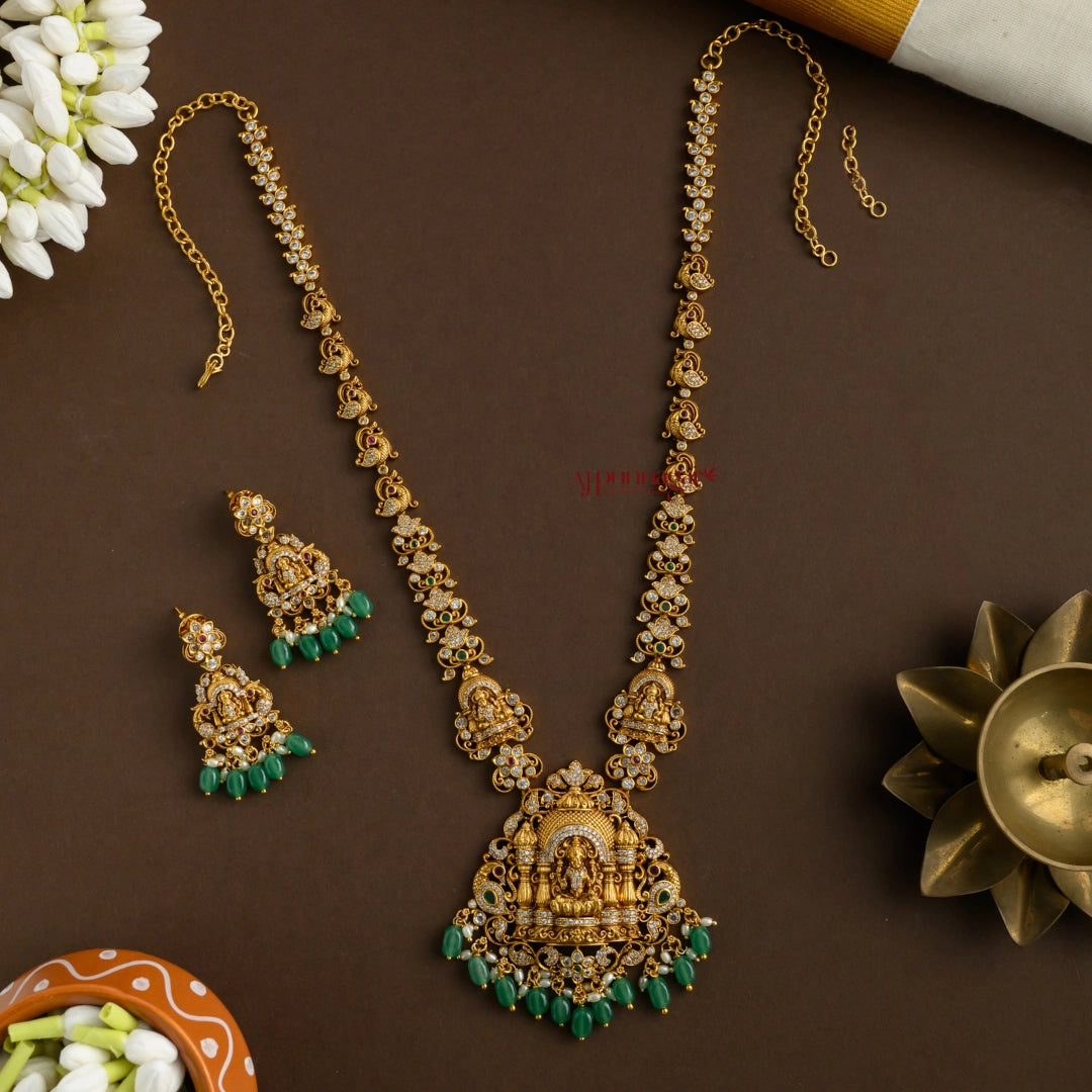 Sparkling AD Nakshi Lakshmi Bridal Haram