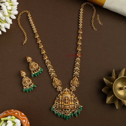 Sparkling AD Nakshi Lakshmi Bridal Haram