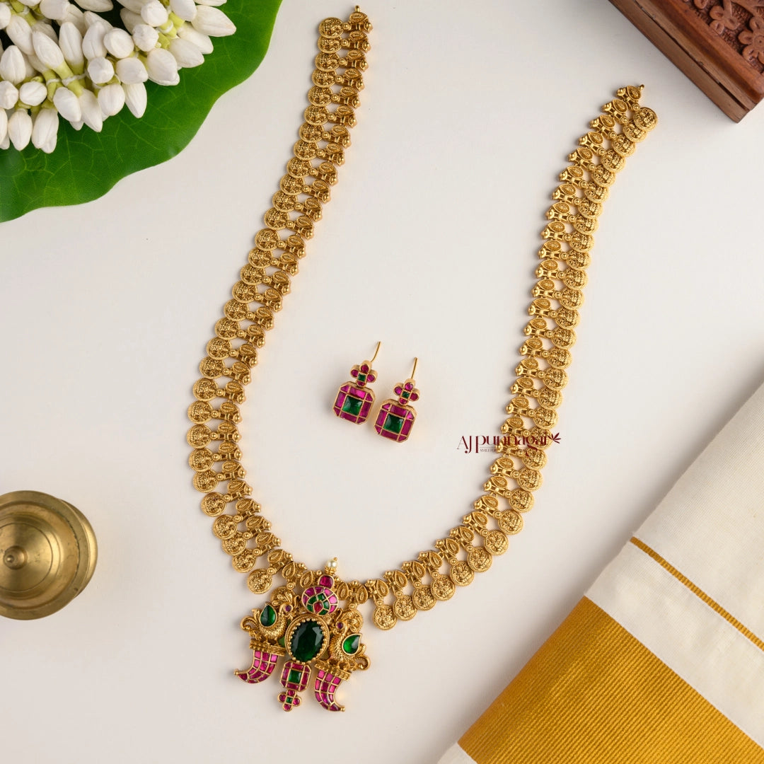 Royal Lakshmi Kasu Kundan Jadau Haram