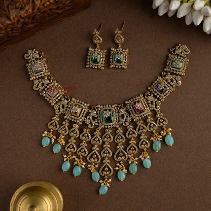 Dazzling AD Bridal Necklace