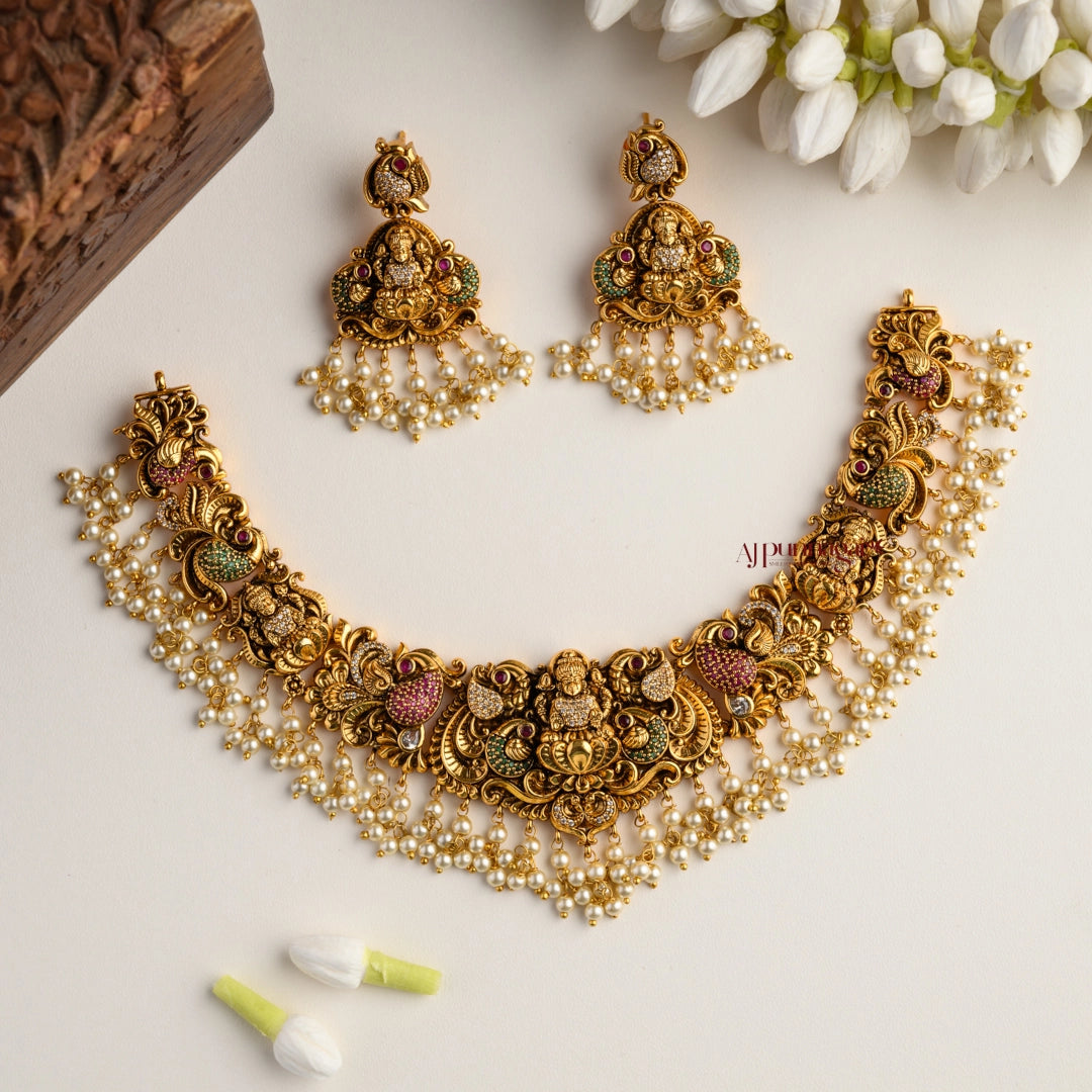 Royal Look Nagas Lakshmi Bridal Necklace