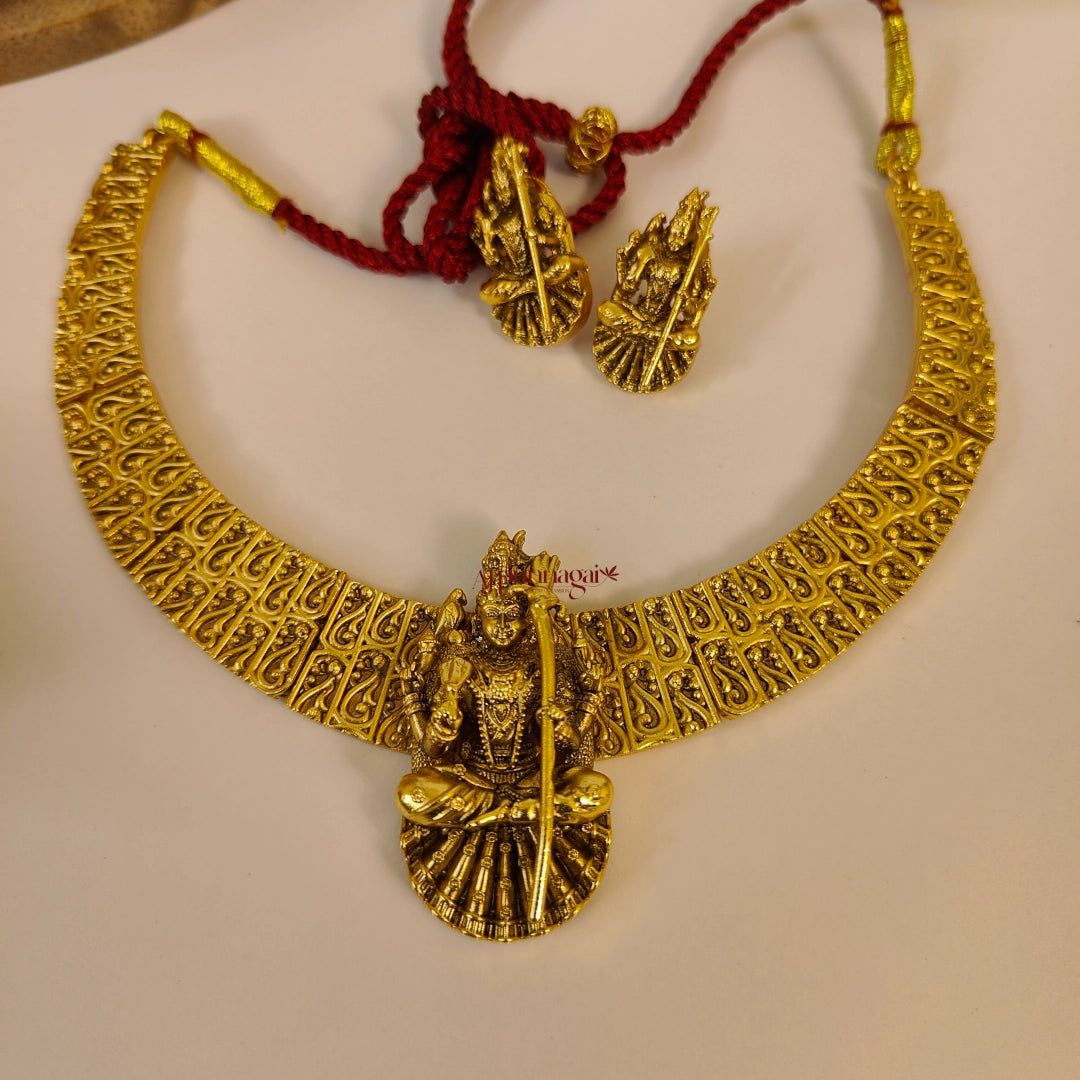 Nakshi Kanchi Kamachi Antique Necklace