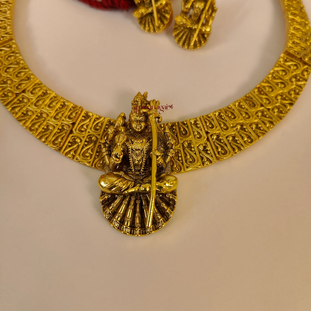 Nakshi Kanchi Kamachi Antique Necklace