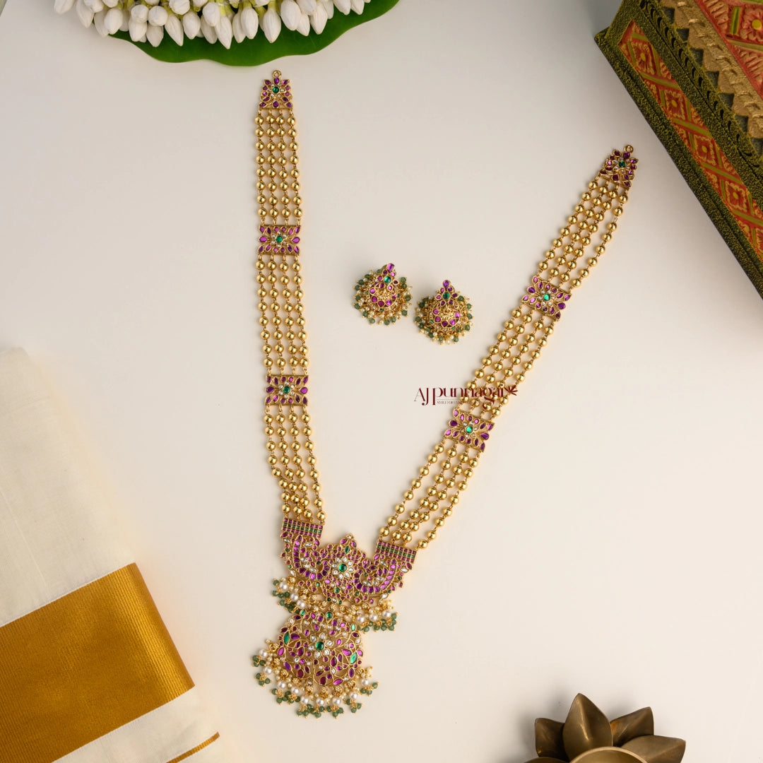 Gold Look Alike Kundan Jadau Bridal Haram 