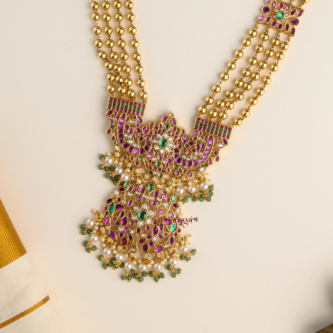 Gold Look Alike Kundan Jadau Bridal Haram 