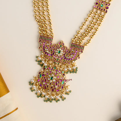 Gold Look Alike Kundan Jadau Bridal Haram 