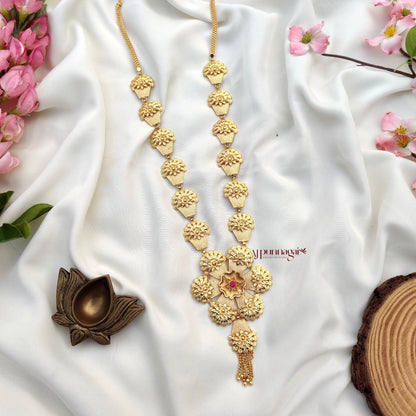 Stunning Gold look Flower Design Haram