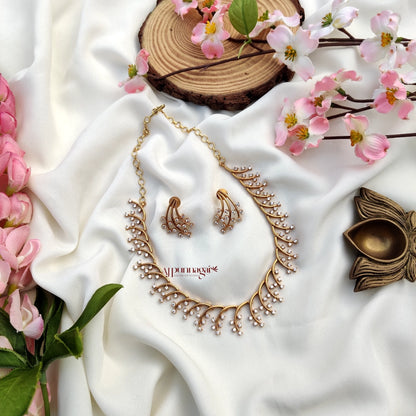 Sparkling AD stone Necklace