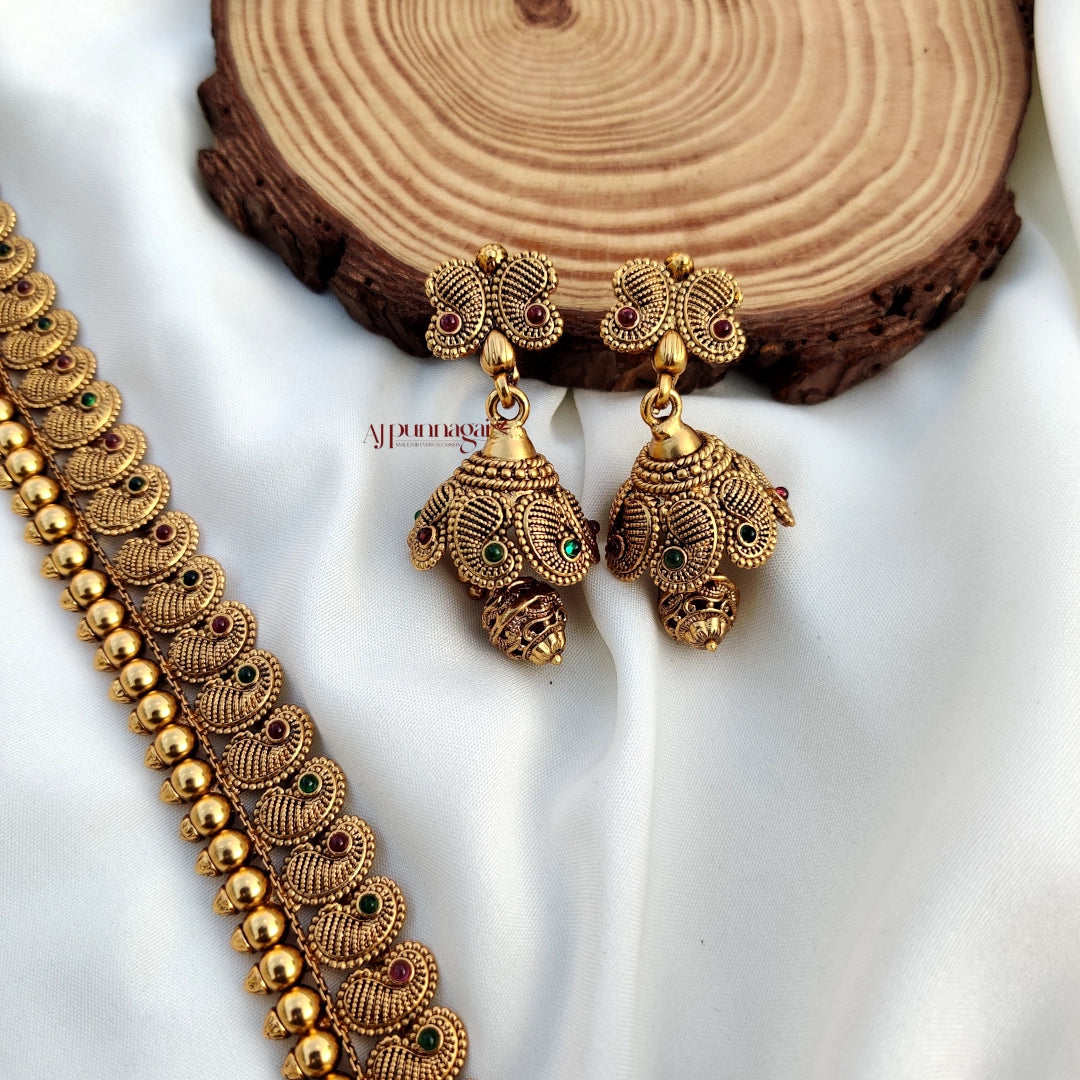 Eye-catching Mango designs Kemp stone Haram - Multi