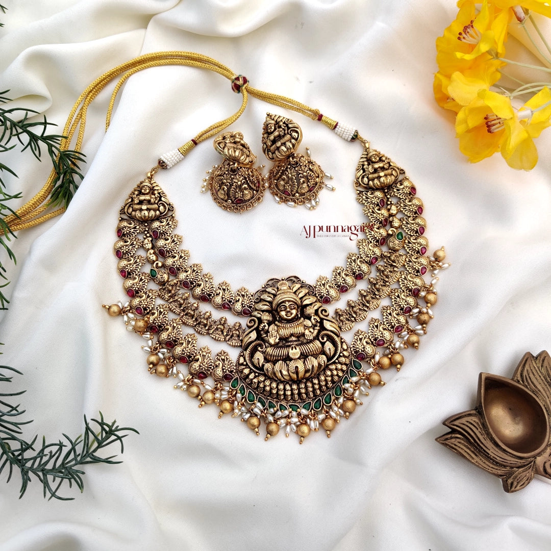 Lakshmi Triple Layer Necklace