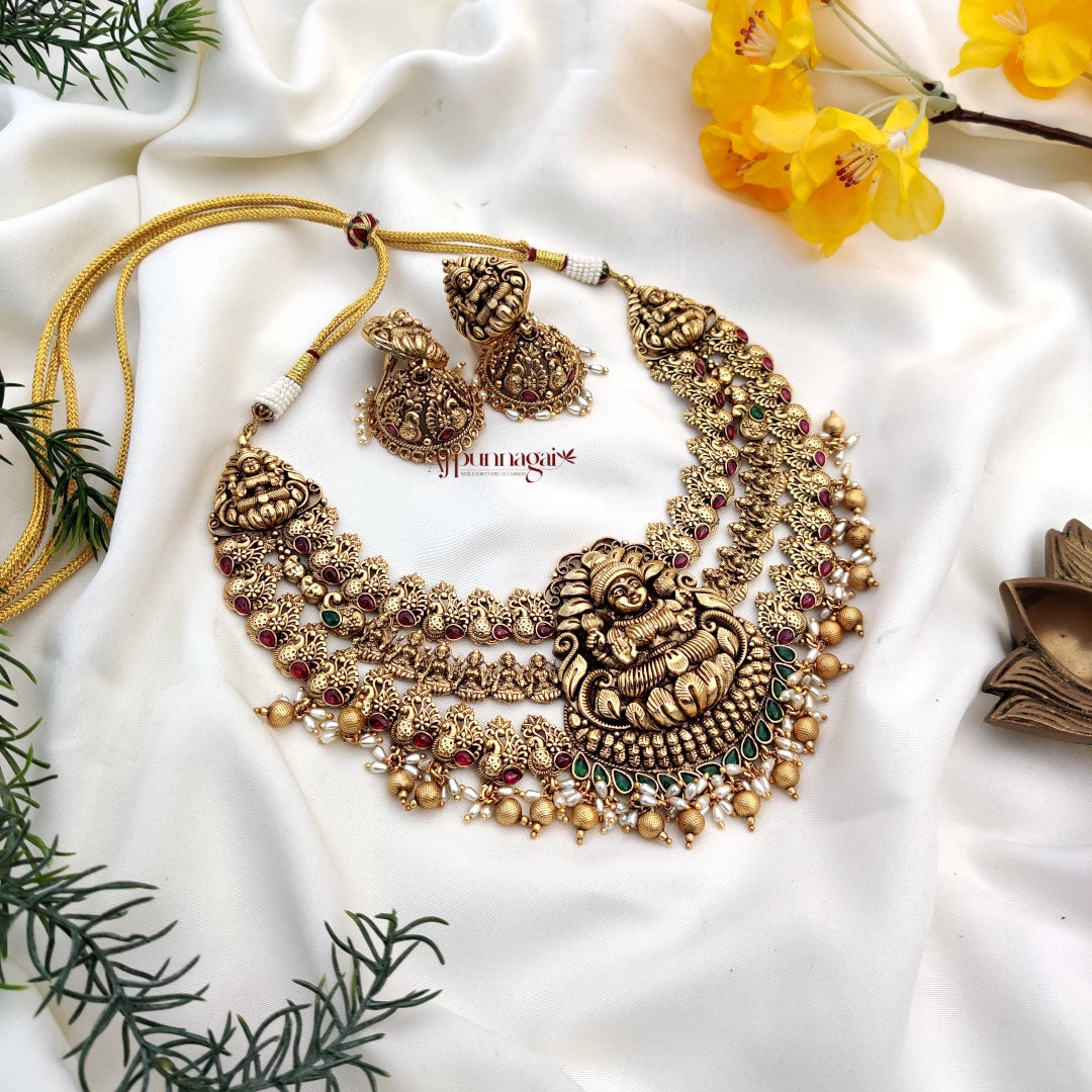 Lakshmi Triple Layer Necklace