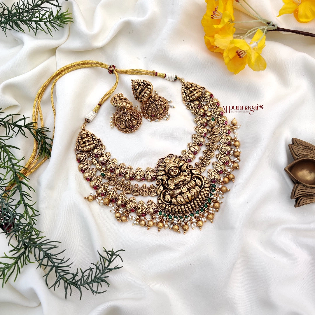 Lakshmi Triple Layer Necklace