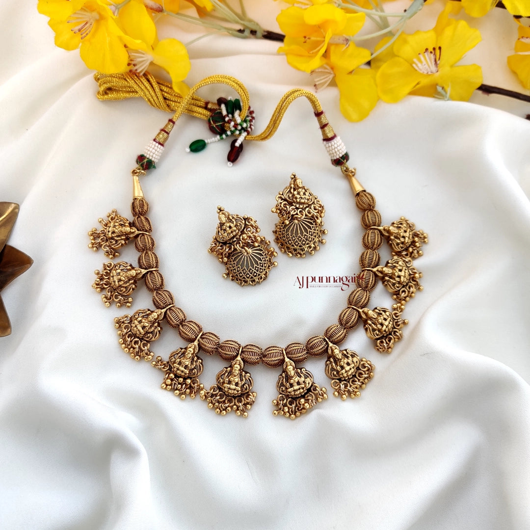 Lakshmi Motifs Necklace