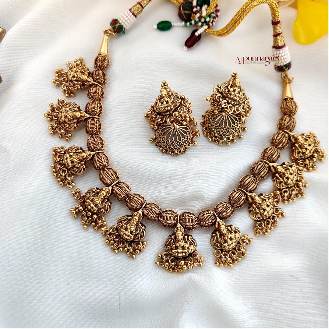 Lakshmi Motifs Necklace