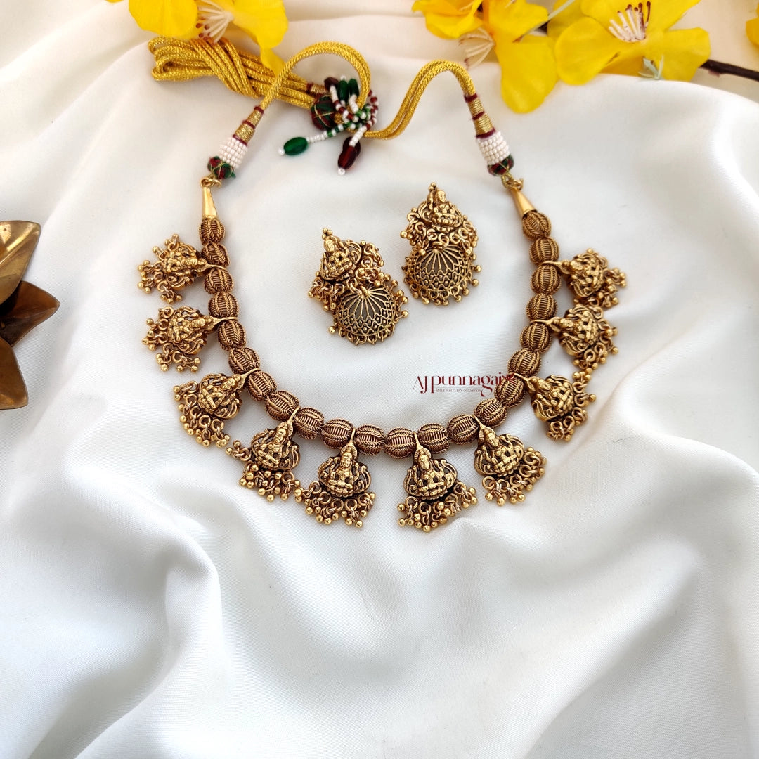 Lakshmi Motifs Necklace