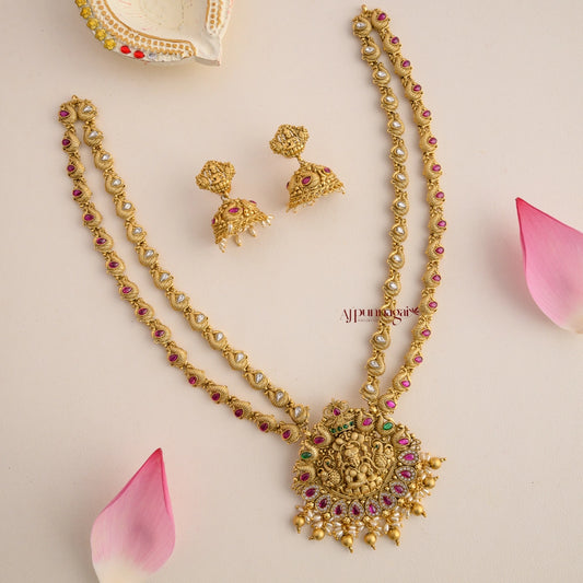 Lakshmi Peacock Double Layered Bridal Haram