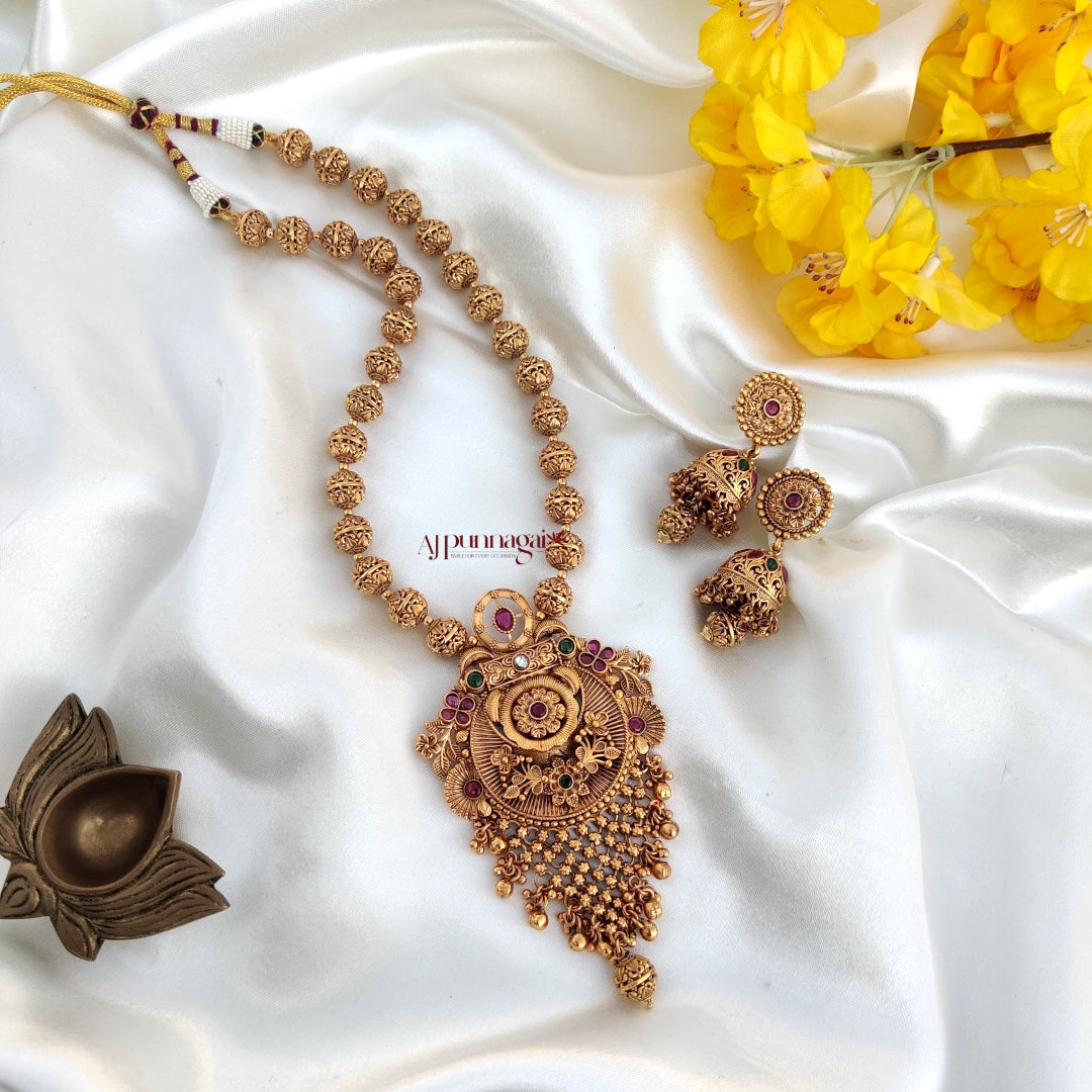 Floral Beaded Haram