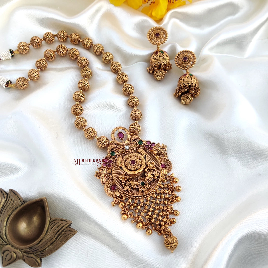 Floral Beaded Haram