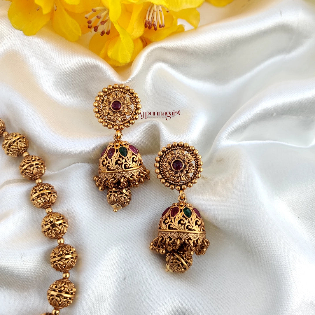 Floral Beaded Haram
