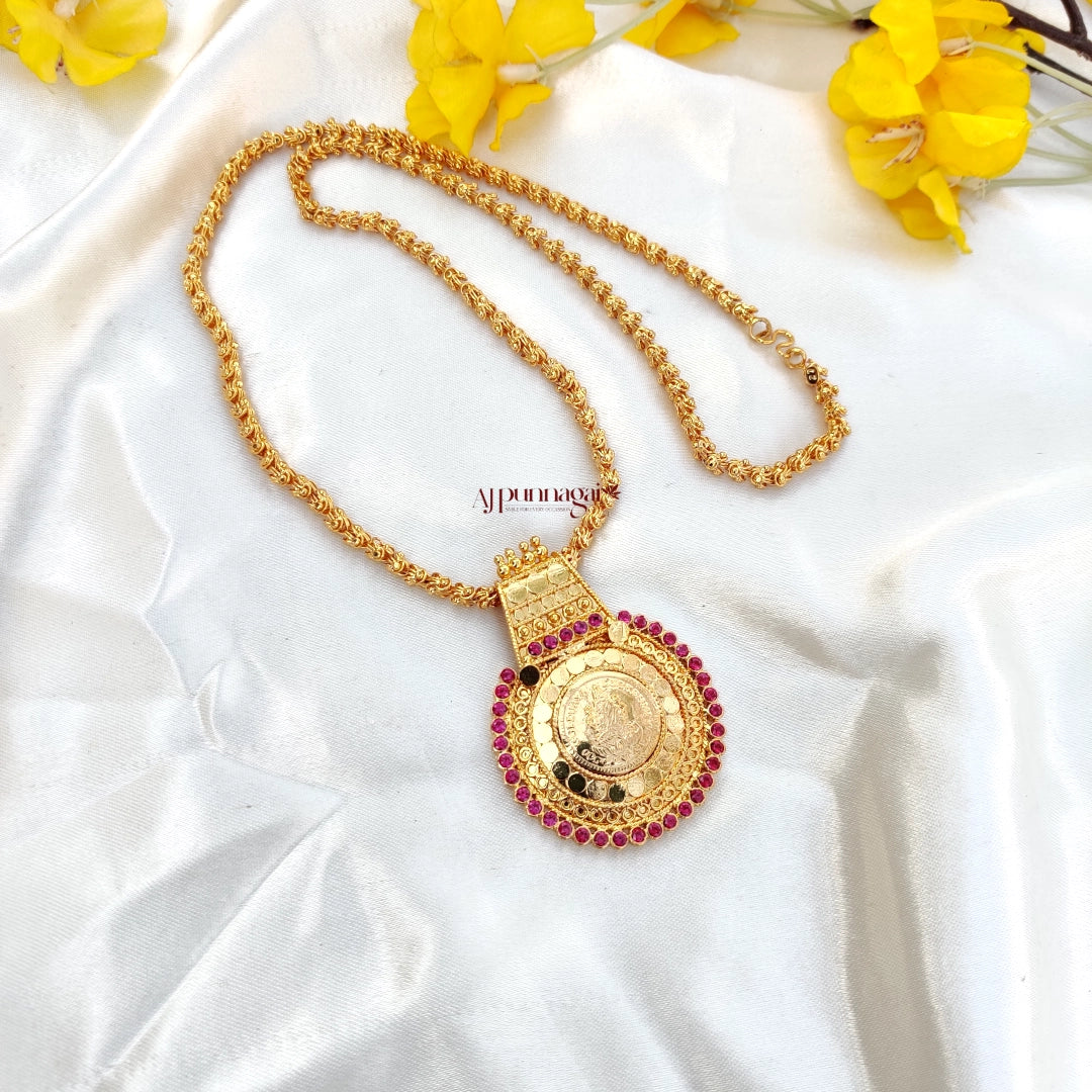 Traditional Kerala style Lakshmi Pendant Chain